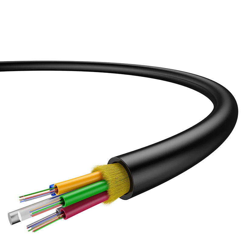 Outdoor FTTH ADSS Fiber Optic Cable All Dielectric Self Supporting