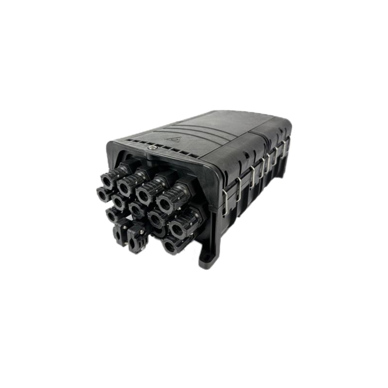 Black PP Material 192/288 Port Black Optical Cable Splice Box FTTH Distribution Box(288 core)