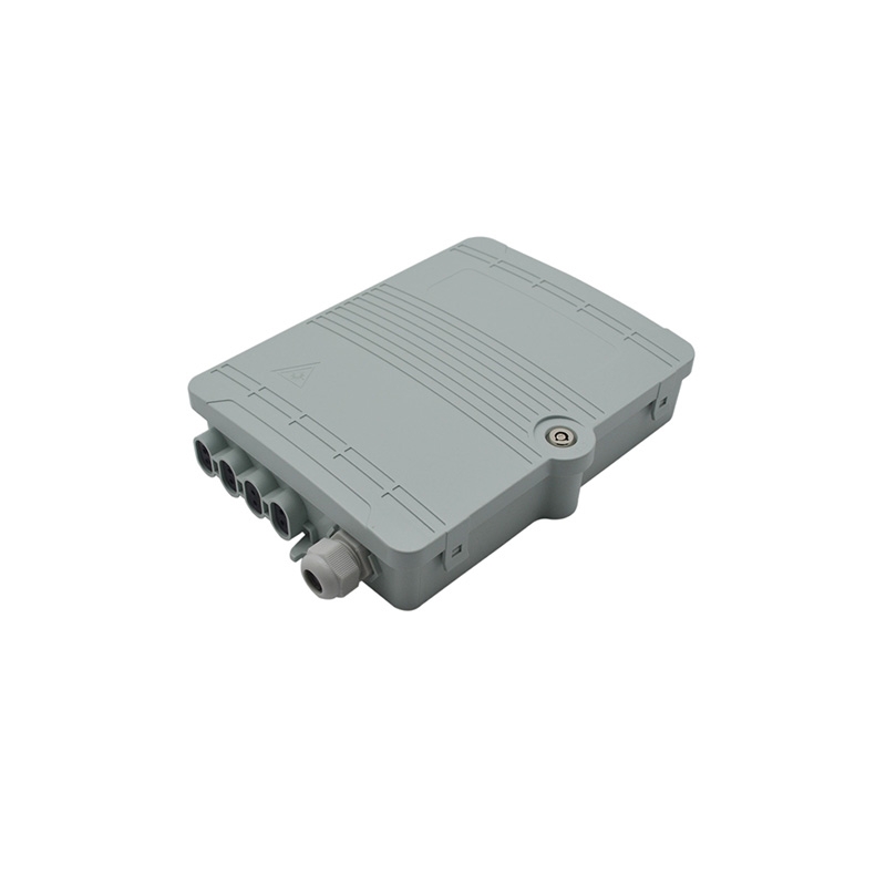 FTTH 4 Port Fiber Optic Termination Box ABS 1*4 PLC Splitter