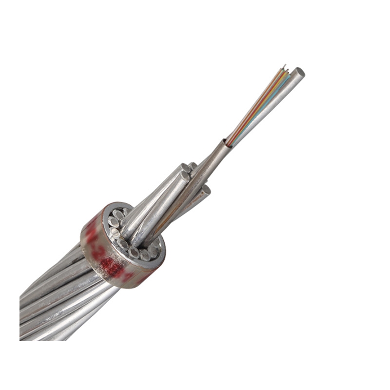OPGW outdoor 24core 48core 96core 144core g652d stranded optic fiber cable ground wire fiber optic Cable Optical Power Ground wire 48core opgw cable opgw wire opgw 24 fiber fiber optic opgw wire single mode 48 cores opgw opgw 36 fibras g.652d opgw