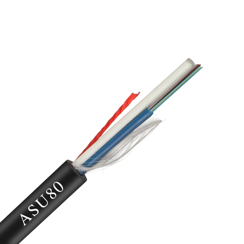 ASU80 outdoor fiber optic cable cable fibra optica 6 core fiber optic cable fiber cable optic outdoor