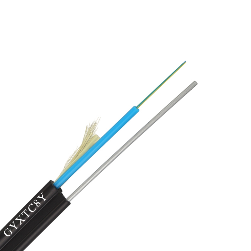 GYXTC8Y 2 core fiber optic cable cable optical fiber outdoor fiber optic cable self-supporting fiber cable fiber drop cable gyxtc8y