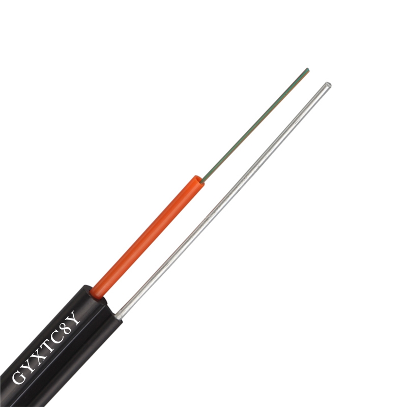 GYXTC8Y 4 core optical fiber cable outdoor fiber optic cable optic fiber and cable 4f fiber optic cable