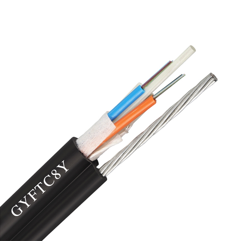 GYFTC8Y or GYTC8Y 24core optical fiber cable multimode fiber optic cable simplex outdoor fiber optic cable