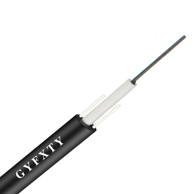 SURELINK gyfxty fiber optical cable Single Mode two FRP strength parallel gyfxty fibre optical cable