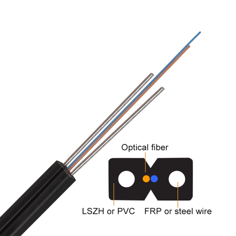 ftth drop cable fiber optic cable 2core cable fibra optica ftth cable ftth core 4