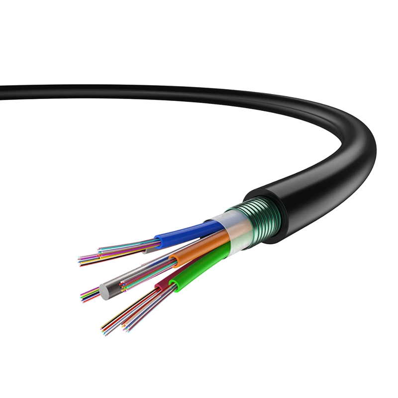 GFRP CSM PSP Armored Stranded Loose Tube Optical Fiber Cable