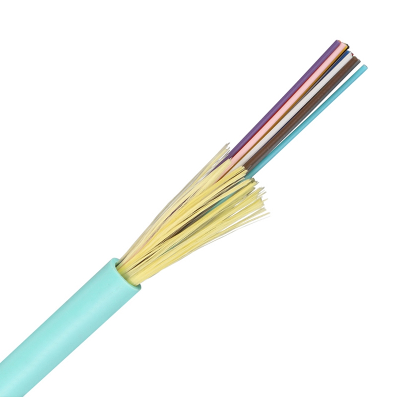 GJFJH indoor fiber optic cable 8 ftth SM MM LSZH or PVC Indoor tight buffer cable optical fiber cable