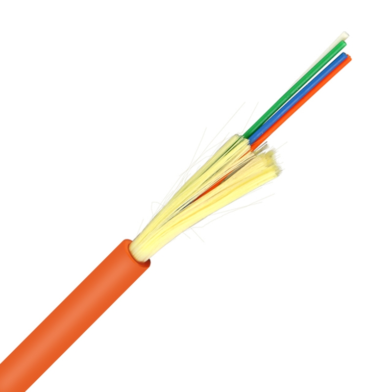 Indoor 1core 2core 4core 12core tight buffer cable LSZH G652D Multimode GJFJV GJFJH FTTH Fiber Optical Cable