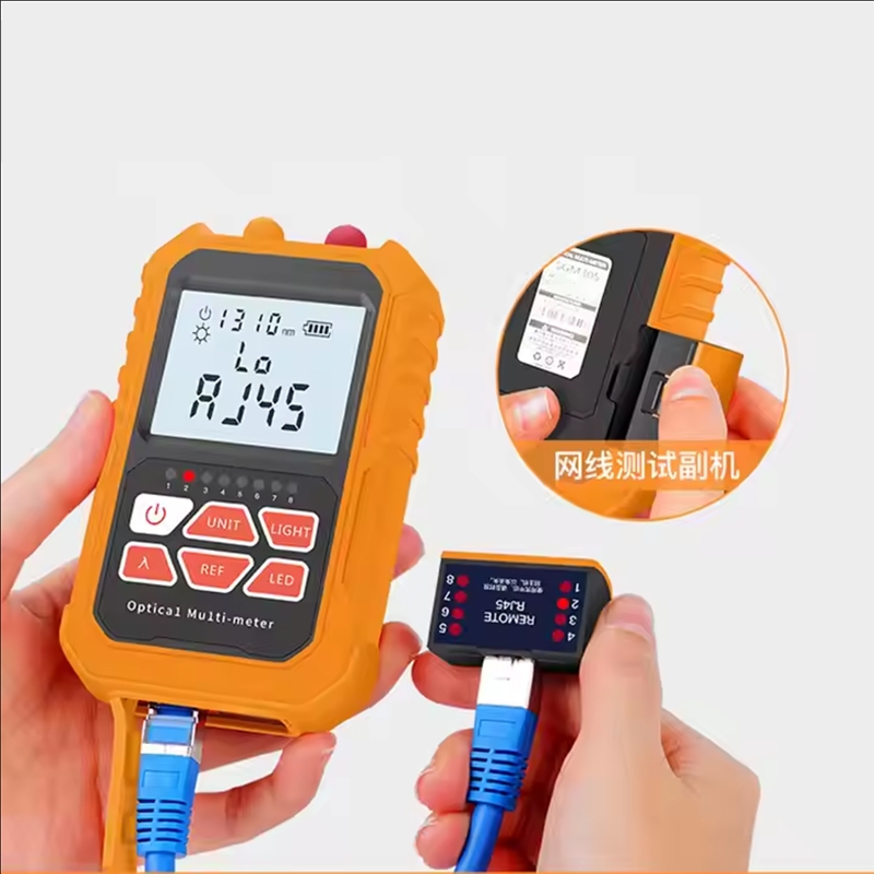FTTH dbc power meter optical opm fiber power meter with VFL fiber tool tester FC SC ST LC connector 3 in 1 optical power meter