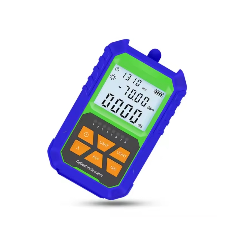 FUJITOM G5-D 3-in-1 FTTH Network OPM power meter fiber optic Tester High-Precision 9 Wavelengths Mini Optical Power Meter