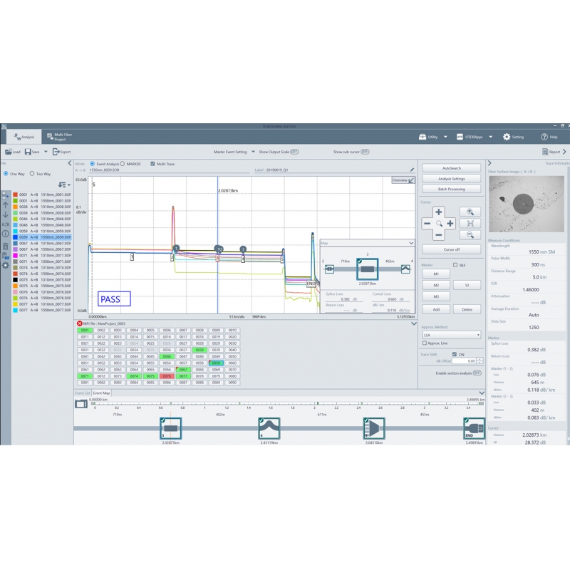 AQ7933 OTDR Emulation Software