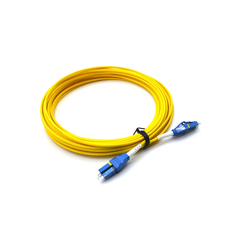 PVC 3.0mm Fiber Optic Patch Cord LC UPC To LC UPC Uniboot Duplex OS2 Single Mode
