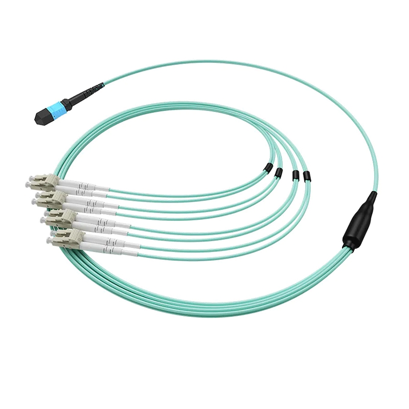 MPO/UPC-8LC/UPCconnectors, DPX, OM4, LSZH shell