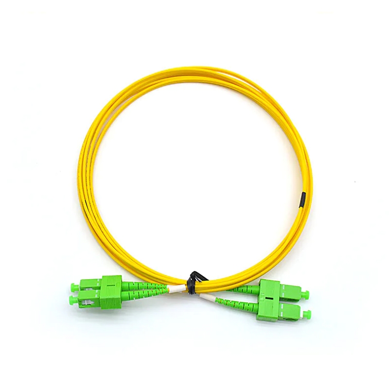 SC-APC-SC-APC-SM Duplex Fibre Optical Patch Cords 2.0mm LSZH 3m