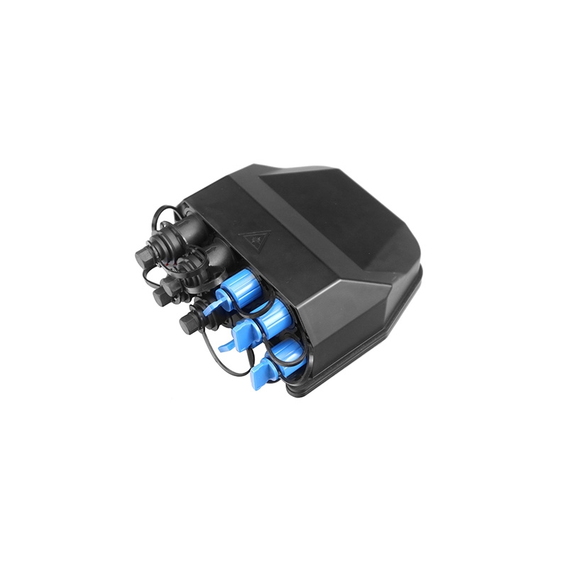 9 Cores Pre Connectorized Black Fiber Distribution Box With Mini E Adapter