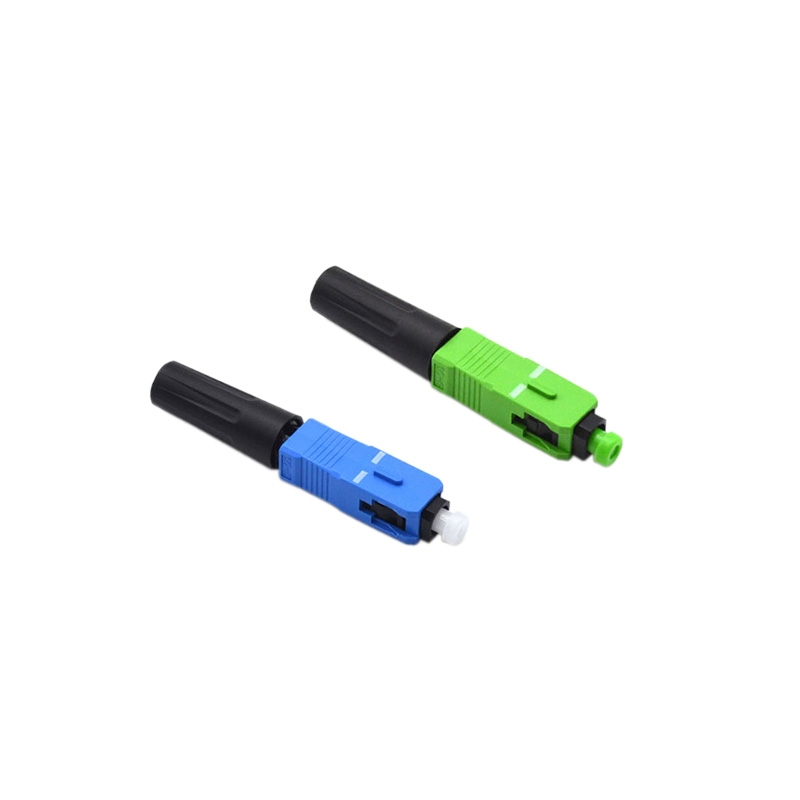 Quick Assembly Connector For Indoor Cable , Optical Fiber Connectors APC / UPC