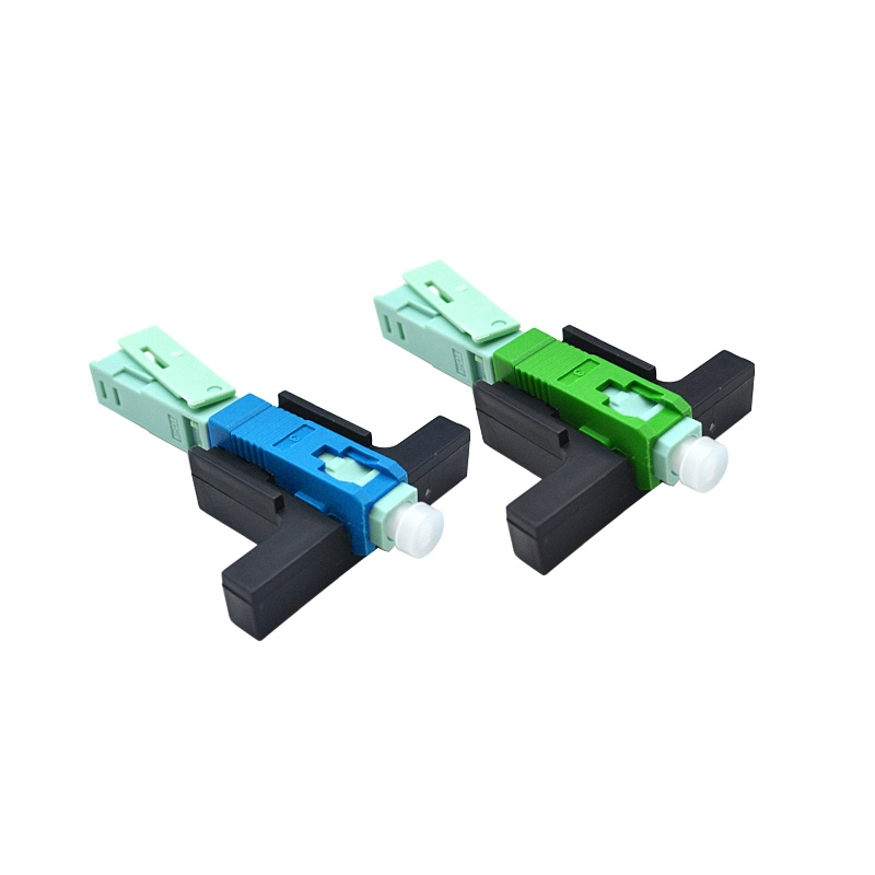 Conector rápido de fibra óptica integrado en forma de concha para aviones SC APC Conector rápido SC UPC