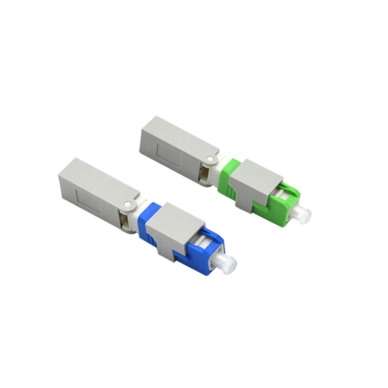 Conector de ensamblaje de campo, conector rápido de fibra óptica tipo concha SM / MM SC