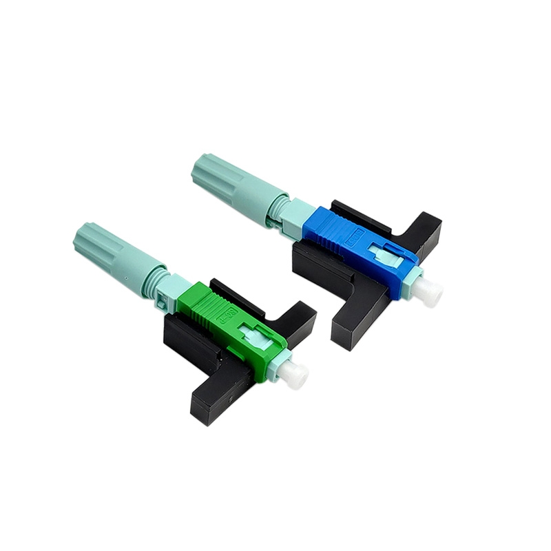 Montaje de conector rápido de fibra óptica SC en espiral para aviones Conector rápido in situ