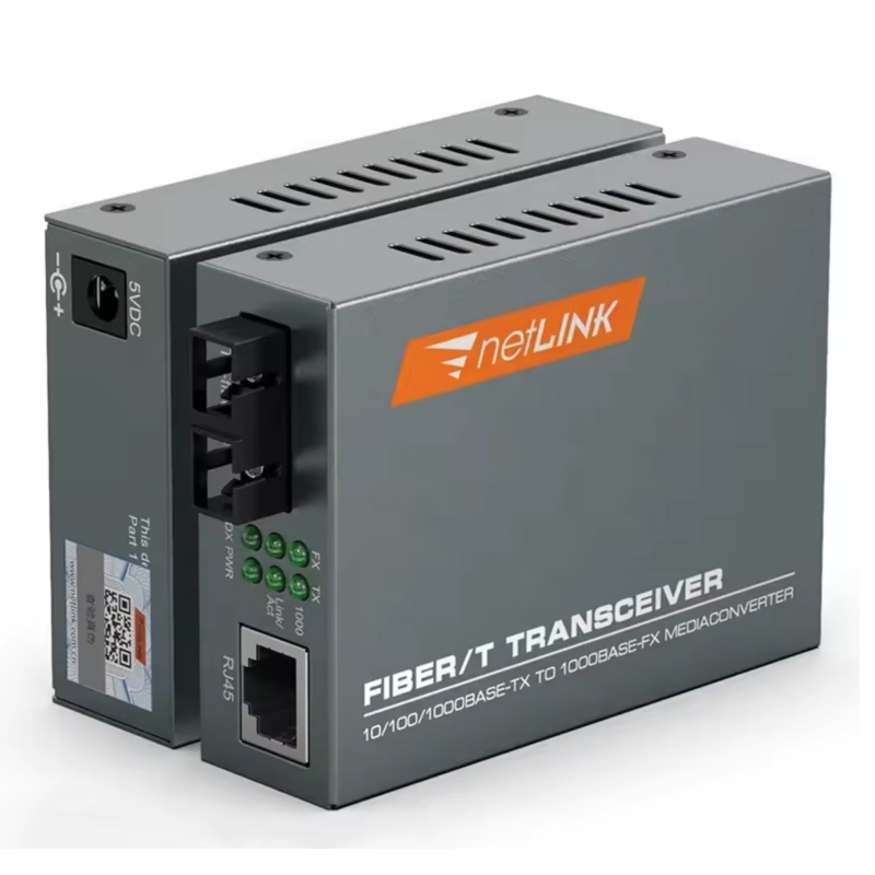 High Quality Netlink D-link ethernet fiber optic media converter 100 1000 base dual fiber media converter